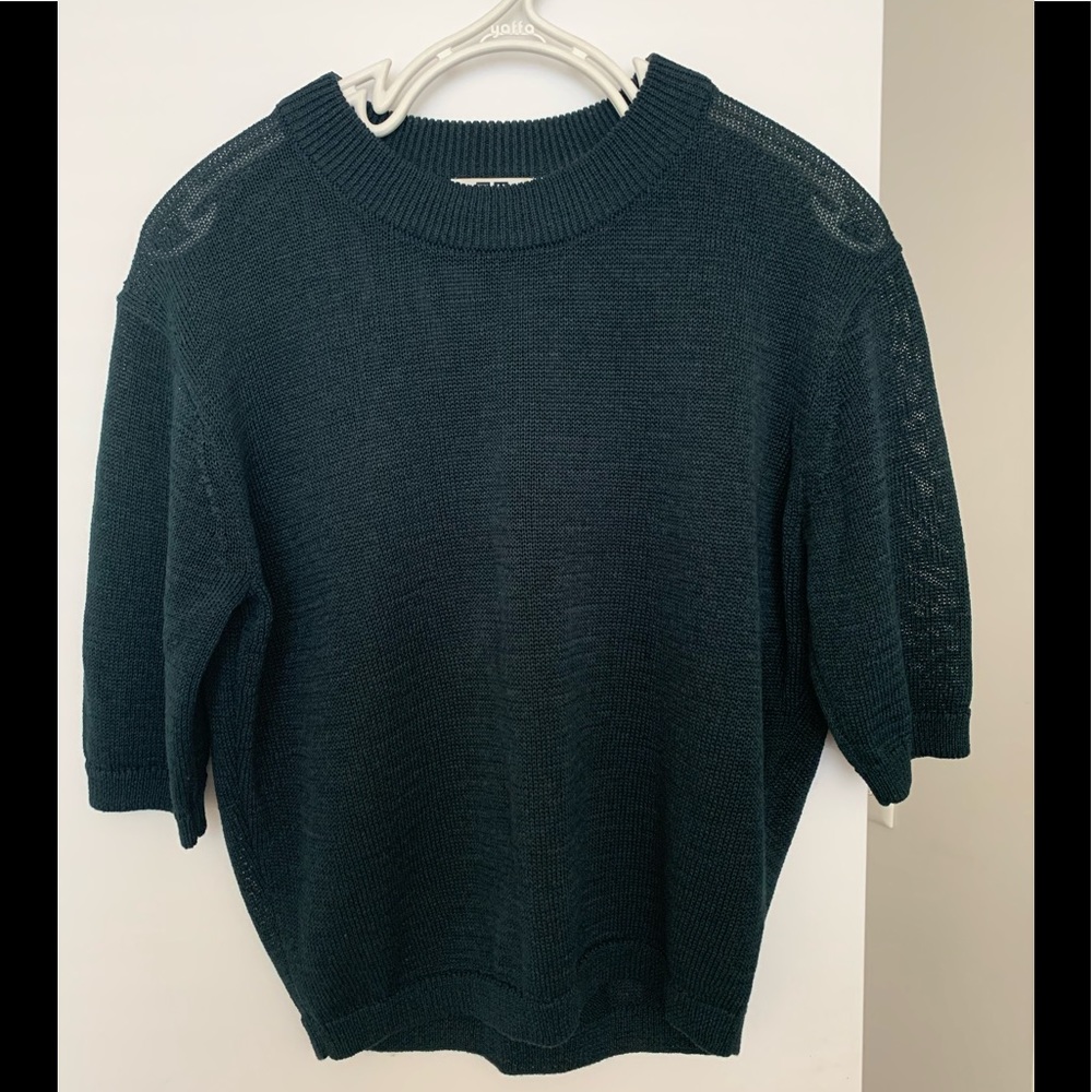 Uniqlo U cotton blend crew neck sweater